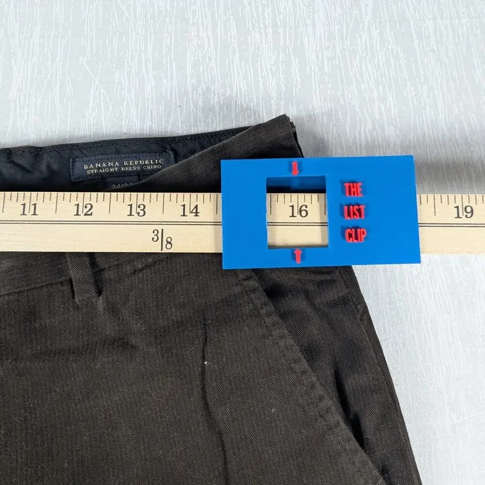 Banana Republic Straight Dress Chino Pants Mens Size 34x34 Brown 32x32 Measured
